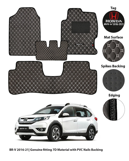 HONDA BR-V 2016-PRESENT 7D LUXURY CAR FLOOR MAT