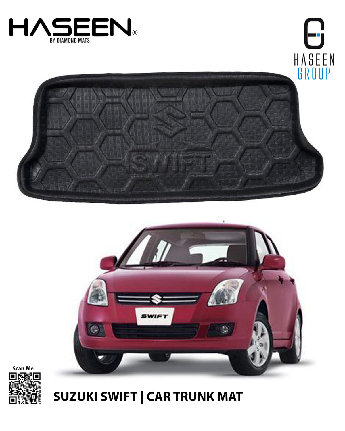 SUZUKI SWIFT OLD 2013-2021 CAR TRUNK EVA MAT