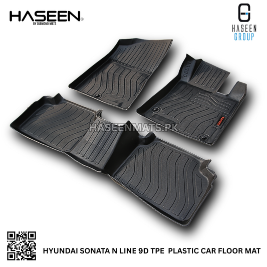 HYUNDAI SONATA N LINE NEW 9D TPE PLASTIC HEAVY DUTY CAR FLOOR MAT