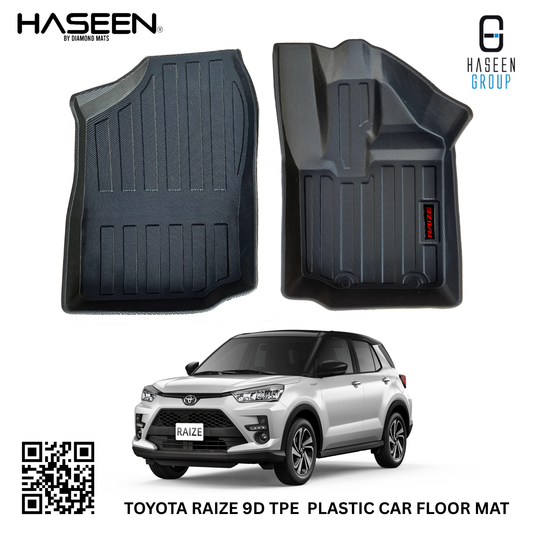 TOYOTA RAIZE 9D TPE PLASTIC FLOOR MATS