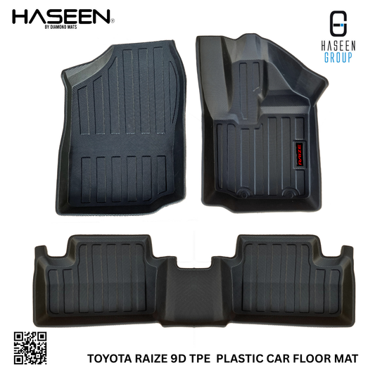 TOYOTA RAIZE 9D TPE PLASTIC FLOOR MATS