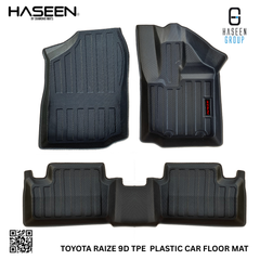 TOYOTA RAIZE 9D TPE PLASTIC FLOOR MATS
