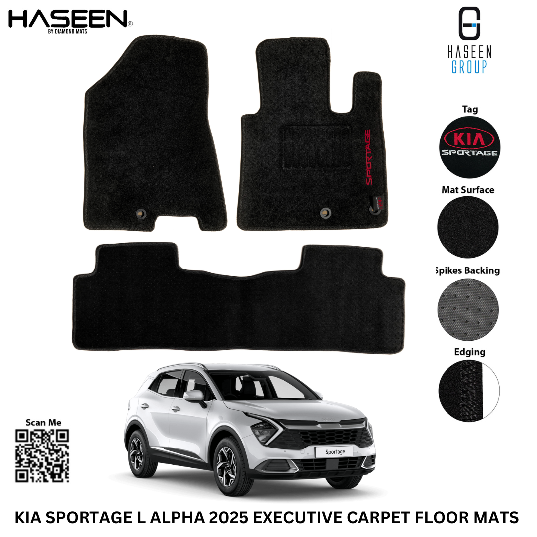 KIA SPORTAGE L ALPHA 2025 EXECUTIVE CARPET CAR FLOOR MAT