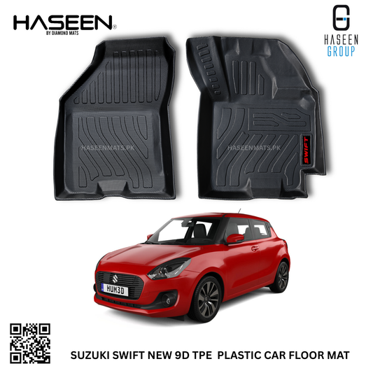 SUZUKI SWIFT NEW 9D TPE PLASTIC HEAVY DUTY CAR FLOOR MAT