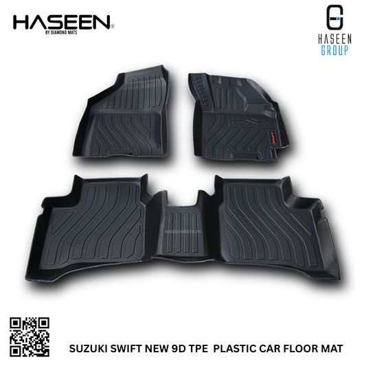 SUZUKI SWIFT NEW 9D TPE PLASTIC HEAVY DUTY CAR FLOOR MAT