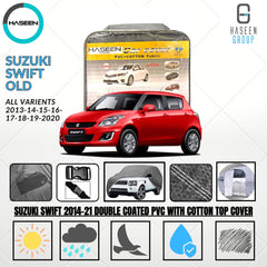 SUZUKI SWIFT OLD 2014-2021 DOUBLE COAT PVC WITH COTTON CAR COVER