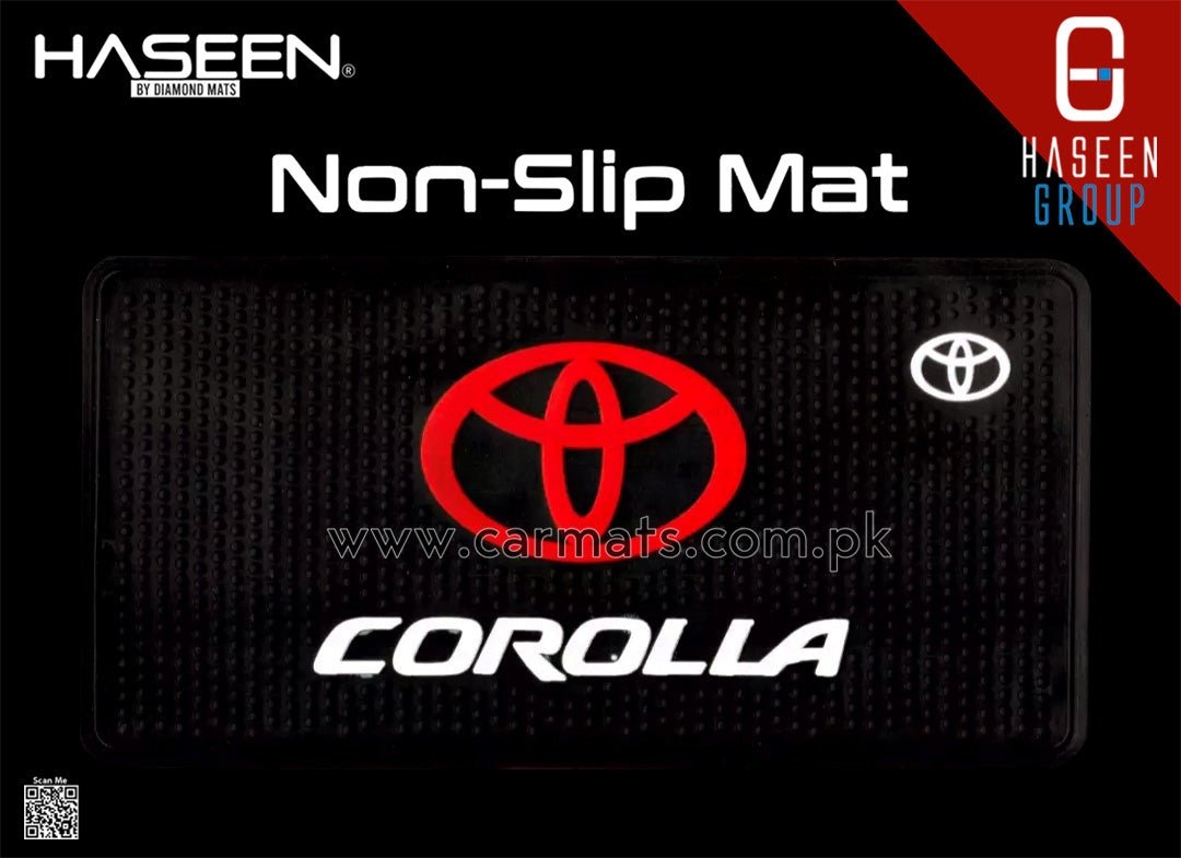 COROLLA ANTI SLIP DASHBOARD NON - SLIP MATS - haseenmats.pk