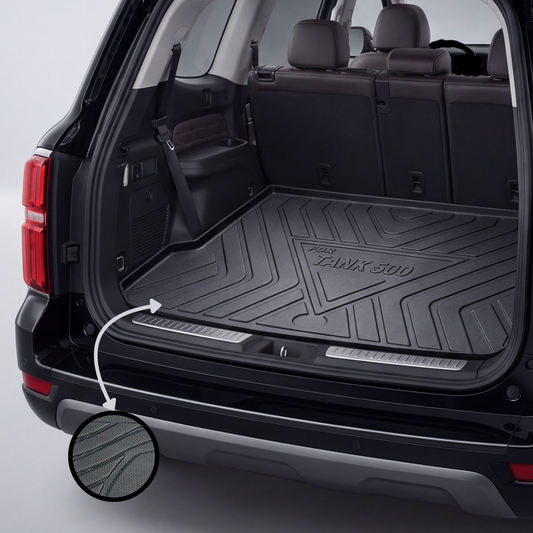 Tank 500 PHEV 5 Seater 2026 TPE Trunk Mat – Diggi Tray Boot Liner, Custom Fit Waterproof | Haseen