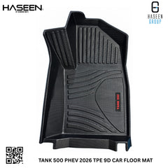 TANK 500 PHEV 2026 9D TPE Floor Mats – Custom Fit Full Coverage Waterproof 5 Seater SUV | Haseen
