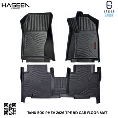TANK 500 PHEV 2026 9D TPE Floor Mats – Custom Fit Full Coverage Waterproof 5 Seater SUV | Haseen