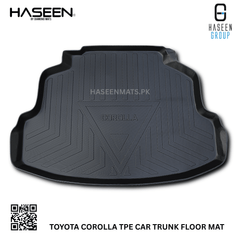 TOYOTA COROLLA 2014-PRESENT TPE PLASTIC CAR TRUNK MAT