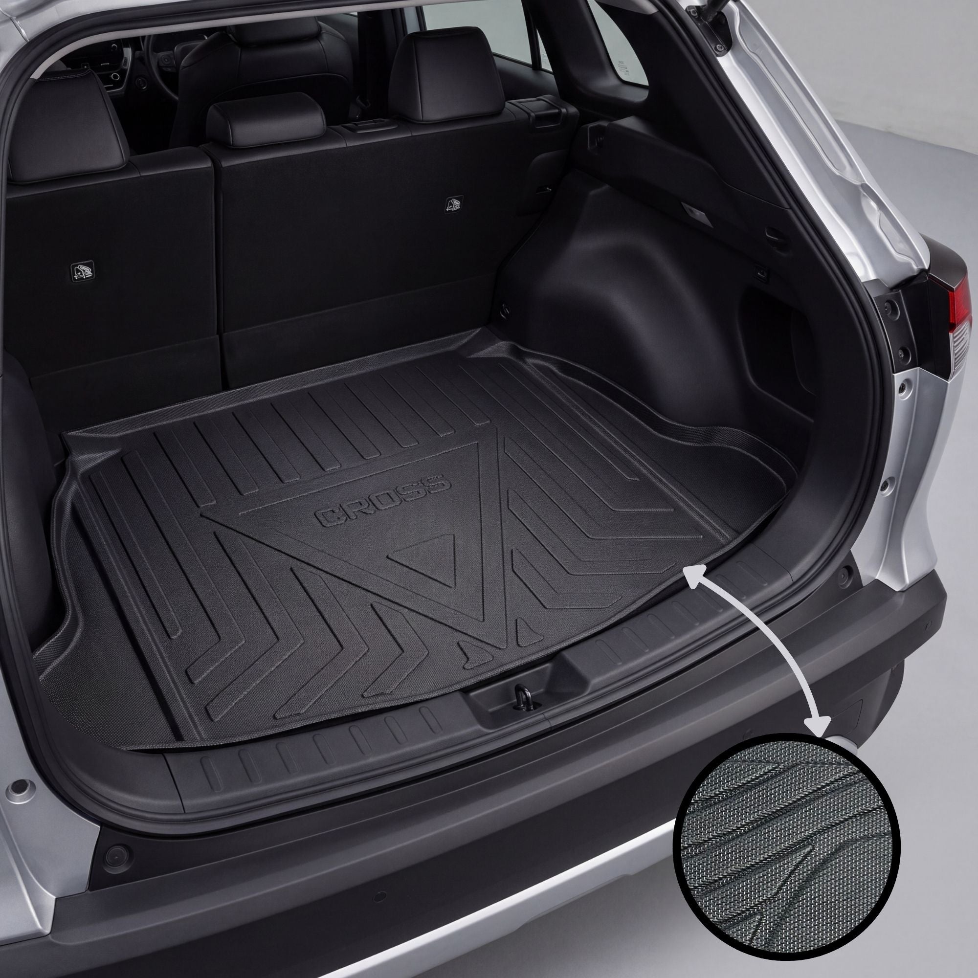 Toyota Cross 2024-2026 TPE Trunk Mat – Diggi Tray Boot Liner, Custom Fit Waterproof | Haseen