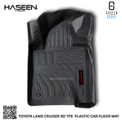 Toyota Land Cruiser FJ200 luxury 9D TPE mats, custom-fit all-weather protection for SUV interiors.