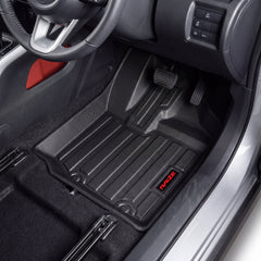 Haseen Toyota Raize 9D TPE car floor mats installed – black heavy duty waterproof mats, Pakistan