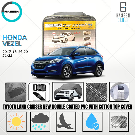 HONDA VEZEL 2014-2021 DOUBLE COAT PVC WITH COTTON CAR COVER