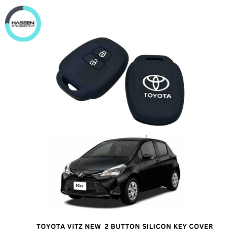 TOYOTA VITZ (2) BUTTON PVC SILICON KEY COVERS