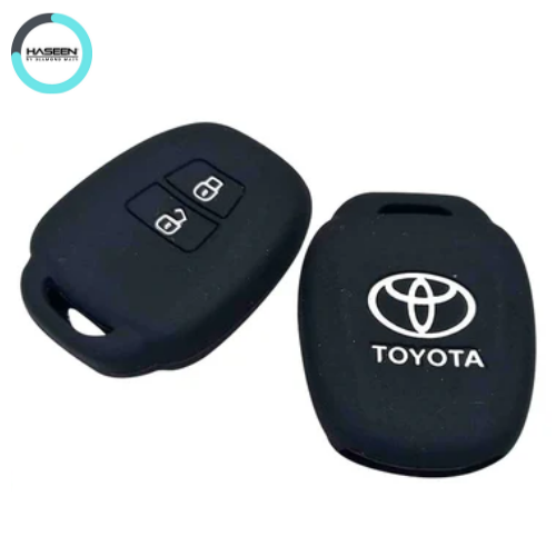 TOYOTA VITZ (2) BUTTON PVC SILICON KEY COVERS