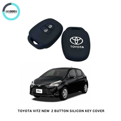 TOYOTA VITZ (2) BUTTON PVC SILICON KEY COVERS