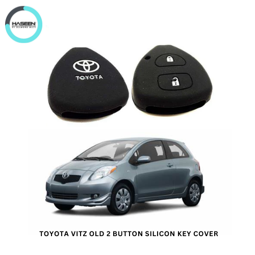 TOYOTA VITZ OLD BUTTON PVC SILICON KEY COVERS