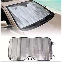 Universal Car Wind Screen Curtain Front Foil Curtain Silver