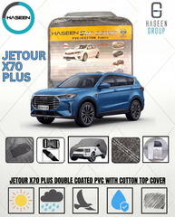 Jetour X70 Plus (7 Seater) Car Top Cover – Waterproof PVC + Cotton, Dustproof Scratchproof | Haseen