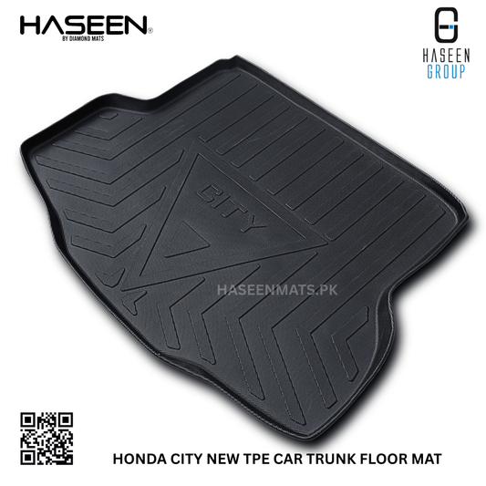 HONDA CITY 2021-2024  TPE PLASTIC CAR TRUNK MAT